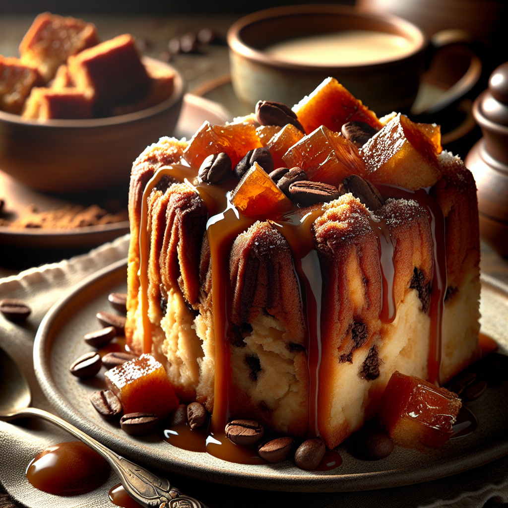 Coffee Toffee Broodpudding: Een Heerlijk Comfortgerecht met een Koffie Twist