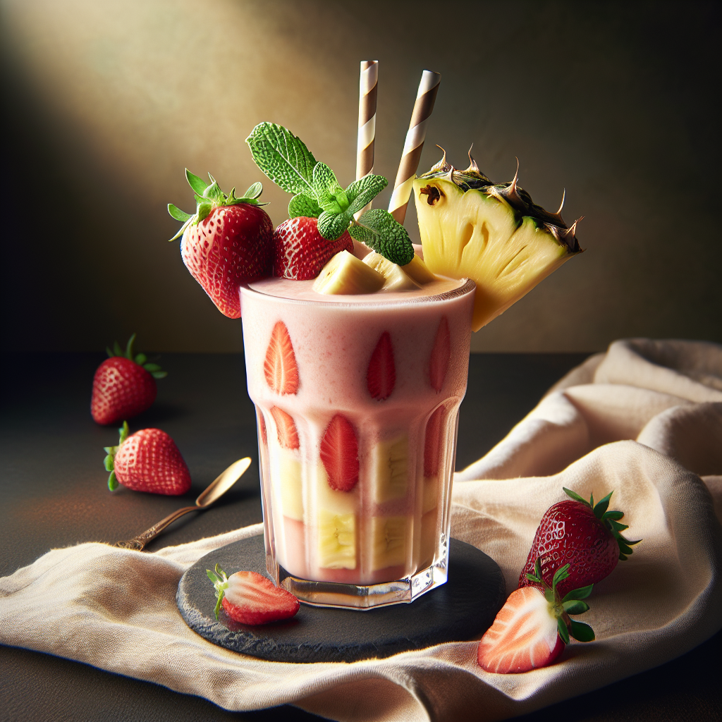Heerlijke Strawberry Banana Colada: Een Verfrissende Zomerdrank