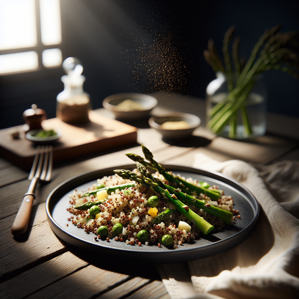 Zomerse Quinoa en Asperge Salade: Een Verfrissende Verrassing!